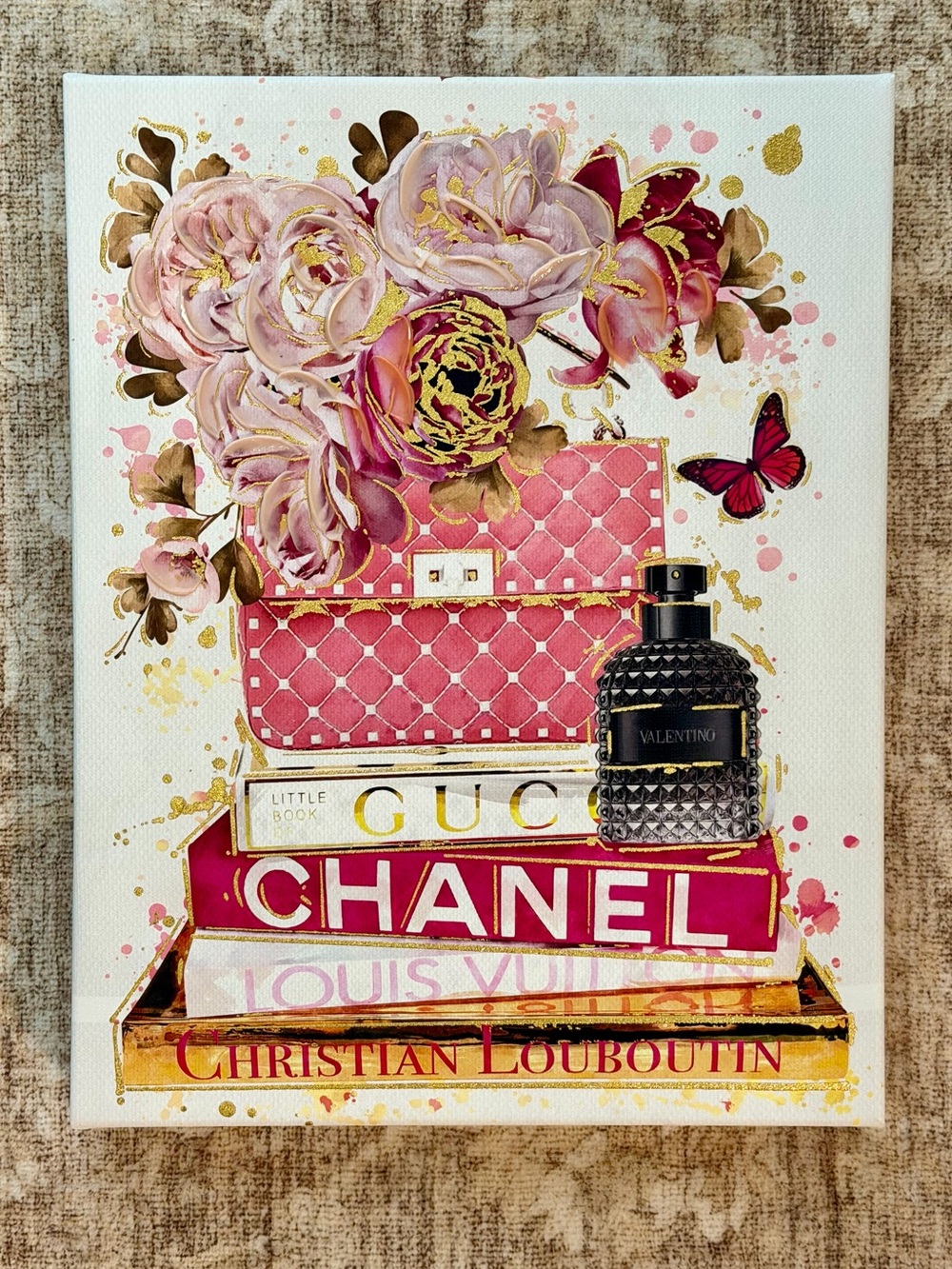 Set of THREE chic fashion canvas wall art prints 💕 - Picture 4 of 10